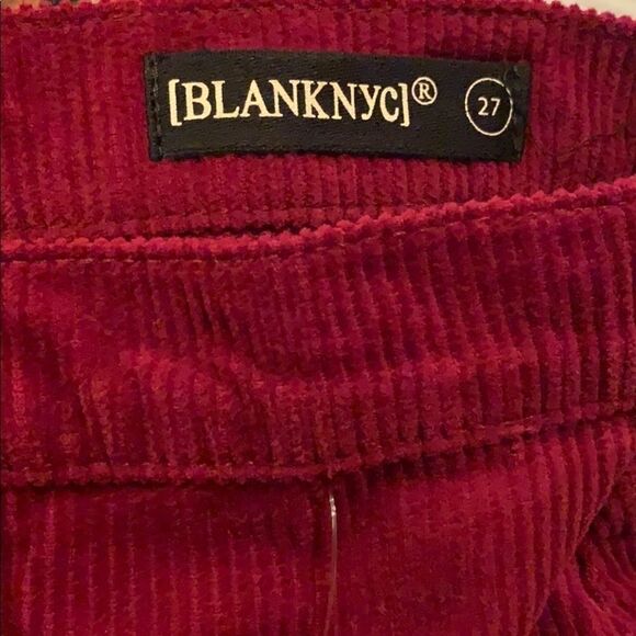 NWT BLANKNYC Cherry Pop Red corduroy mini skirt 27 - Picture 7 of 11